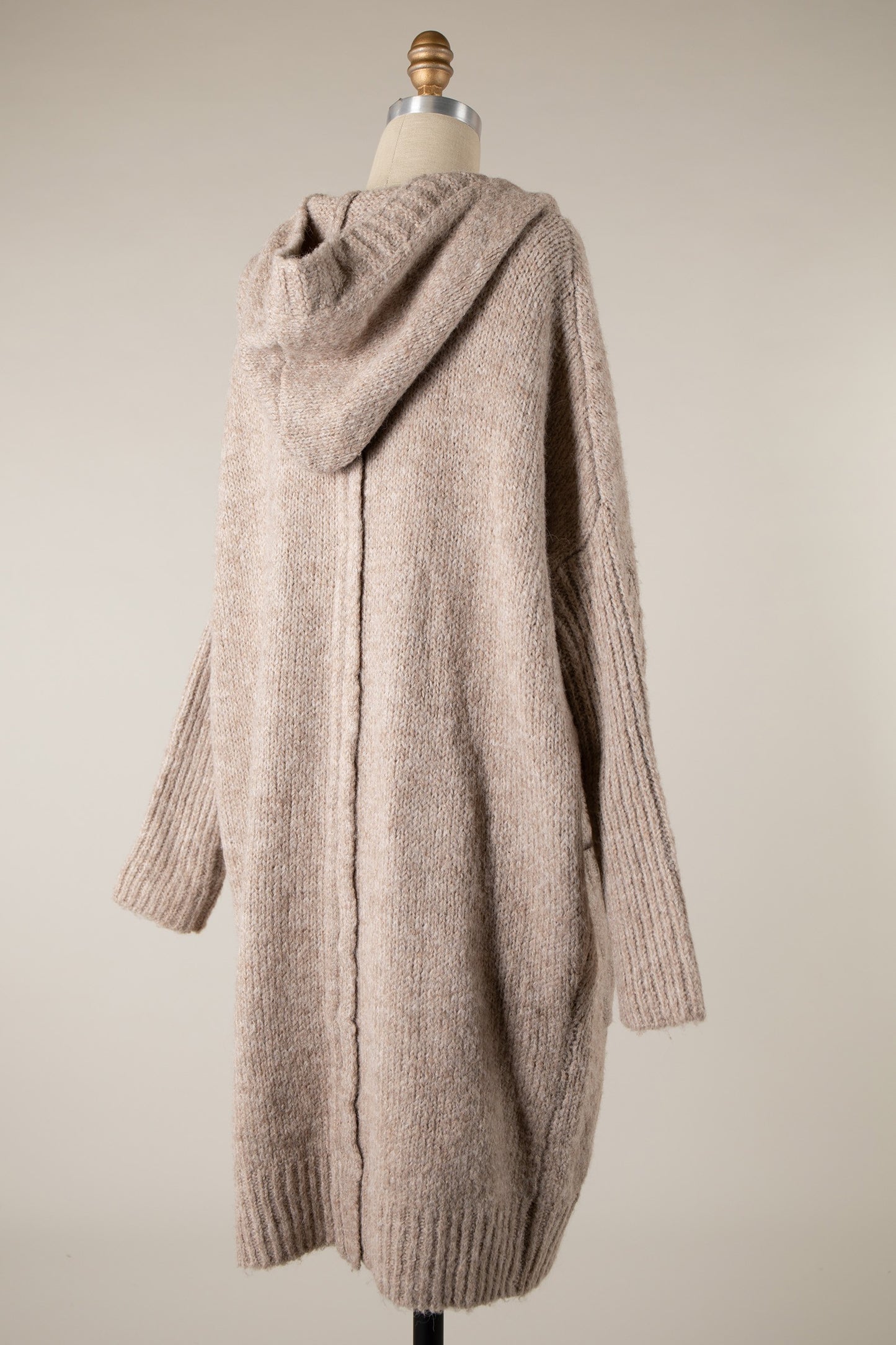 Hooded Magenta Cardi