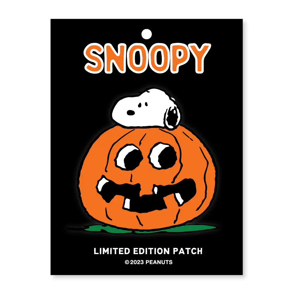 Snoopy Peel Stick & Patch Jack o' Lantern
