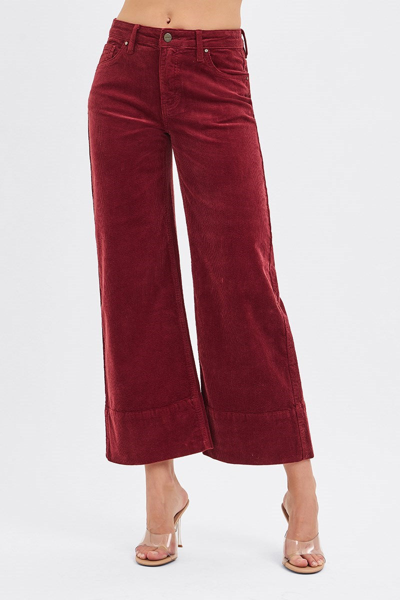 Corduroy Wide Leg Pants