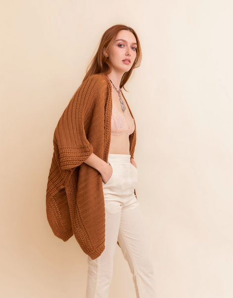 サマーセール ミニグランド バンドル Knit Rib Slouchy Cardigan Owl Starry The – ジャケット・アウター