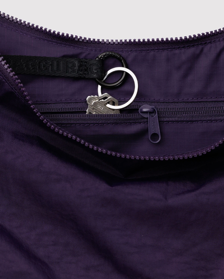 BAGGU Medium Crescent Bag - Fig