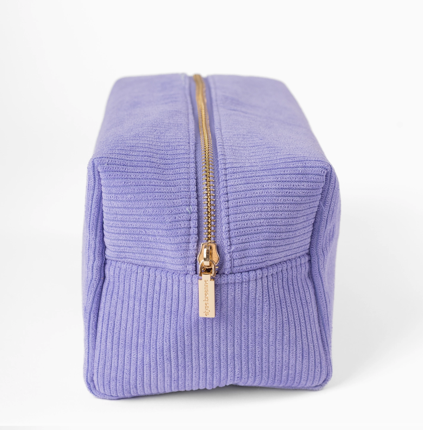 Elyse Breanne Corduroy Cosmetic Bag - Periwinkle