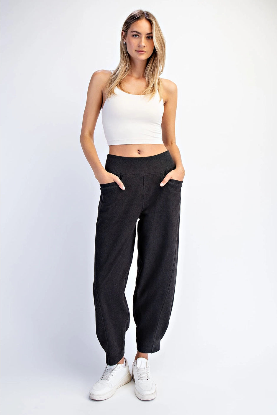 Softest Brushed Cocoon Pant Black