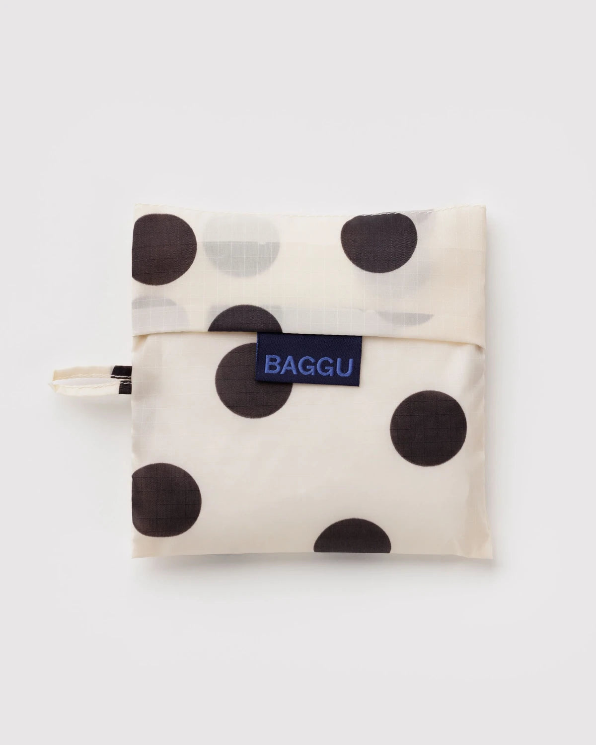BAGGU Standard Reusable Bag - Cream and Black Polka Dot