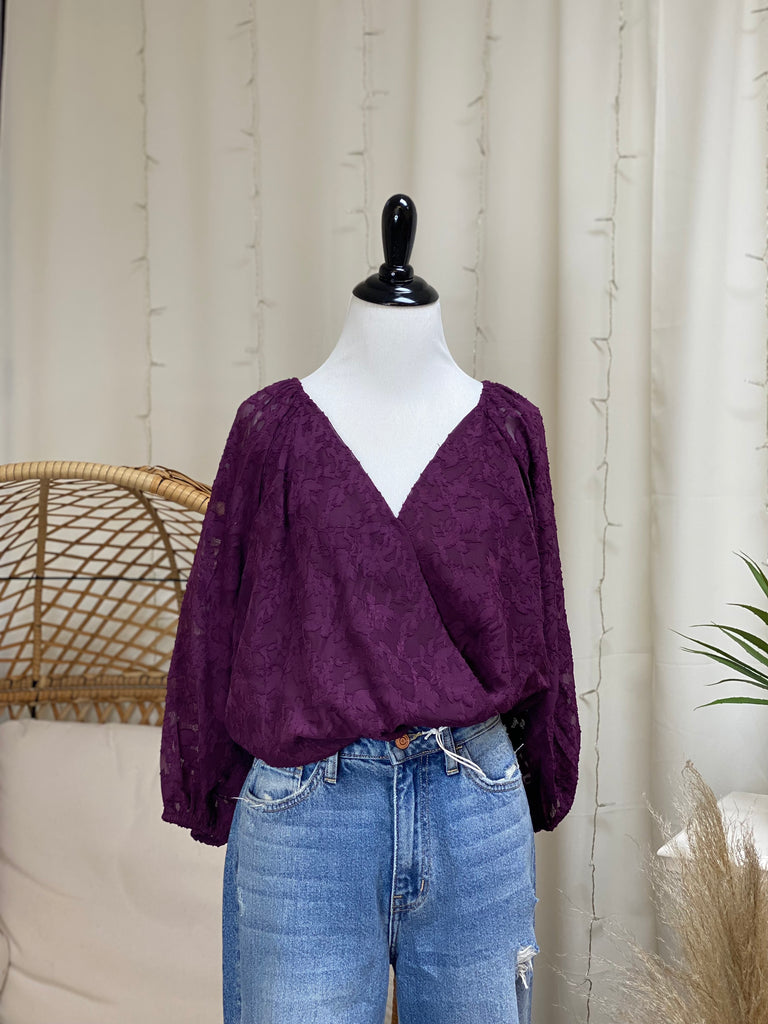 Plum Lace Bodysuit