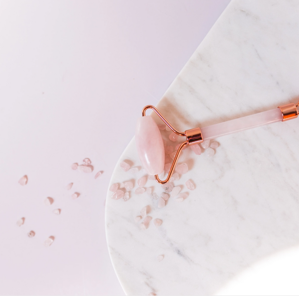 Rose Quartz Facial Roller