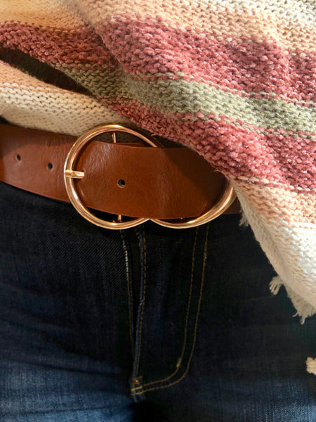 Braided Belt with Gold