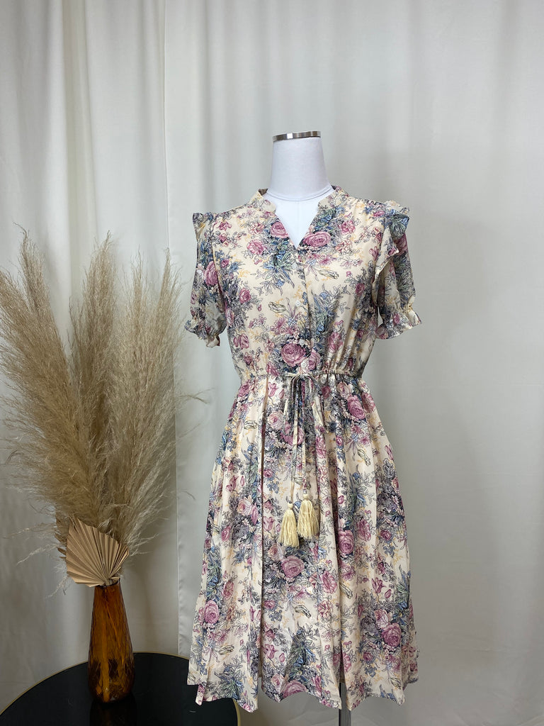 Tea Time Vintage Floral Dress