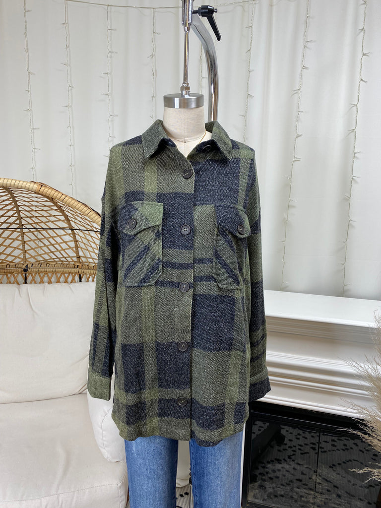 Lightweight Plaid Shacket