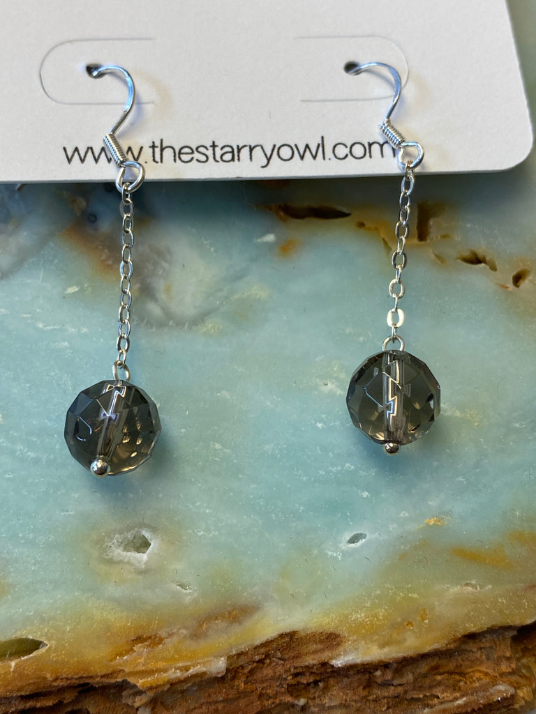 Smokey Qtz Earrings