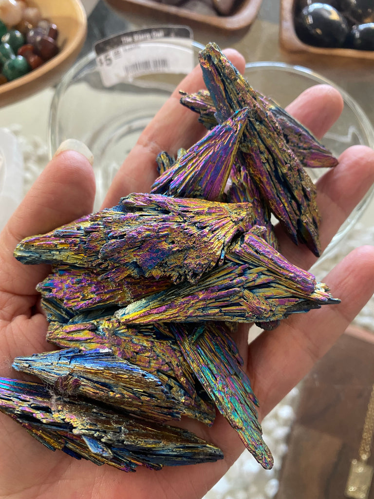 Rainbow Aura Kyanite