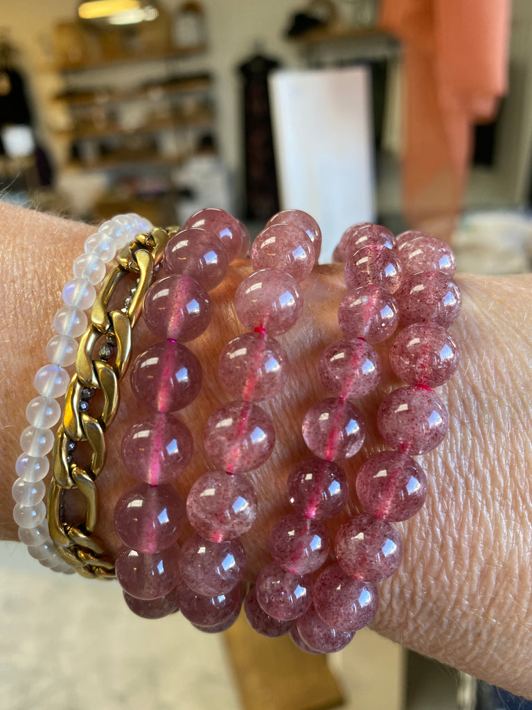 Strawberry Quartz Bracelet