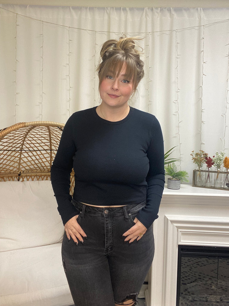 Everyday Cropped Basic Top