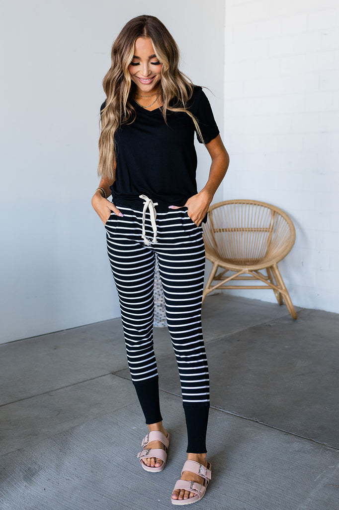 Ampersand Stripe Jogger