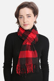 DOORBUSTER Deal! Winter Wishes Plaid Scarf - Red & Black
