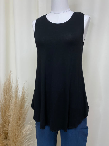 Ribbed Easy Wear Slouchy Tee