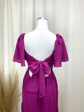 Jewel Tone Berry Midi Dress