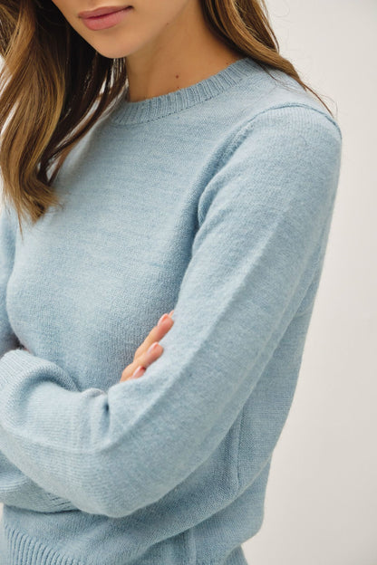 Classic Sweater in Sky Blue