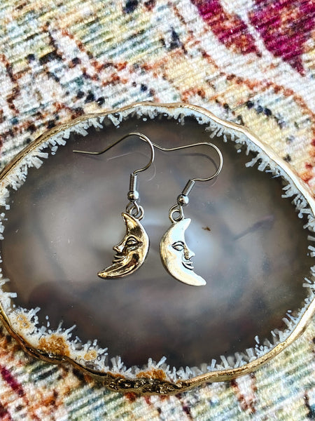 Whimsical Fairy Earrings- Silver
