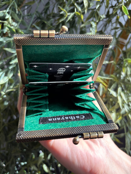 Card Holder + Wallet - Paisley