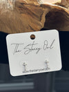 Mini Layered Star Earrings in Gold or Silver