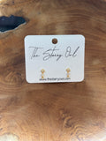 Mini Layered Star Earrings in Gold or Silver
