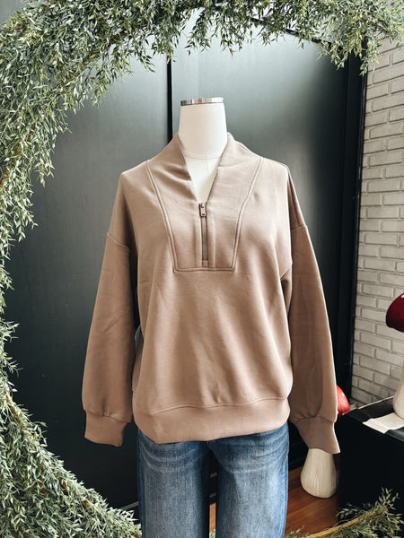 Raglan Sleeve Soft Slub Sweater