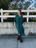 Renaissance Ruffle Midi Dress