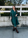 Renaissance Ruffle Midi Dress