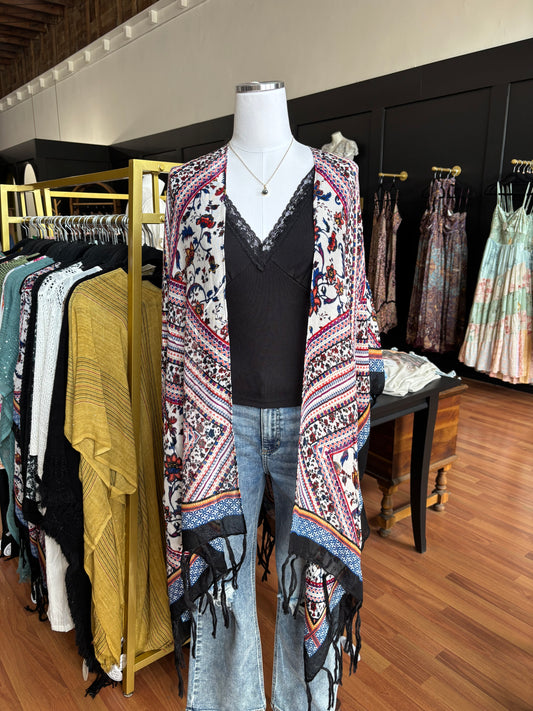 Diamond Tassel Kimono