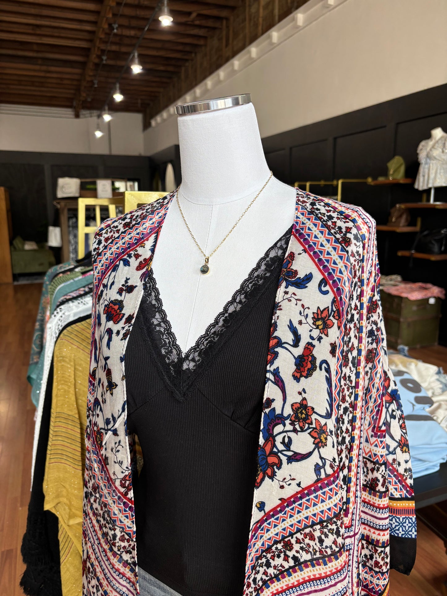 Diamond Tassel Kimono