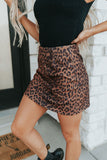 Sassy Lady Leopard Print Skirt