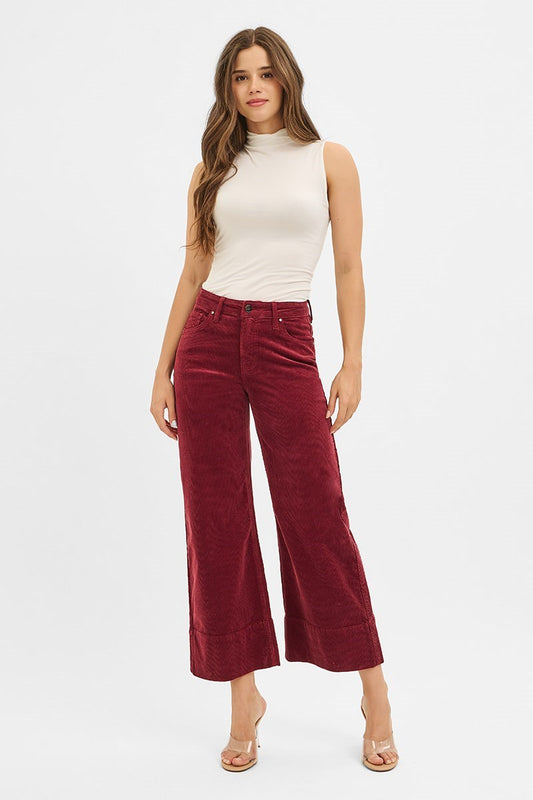 Corduroy Wide Leg Pants