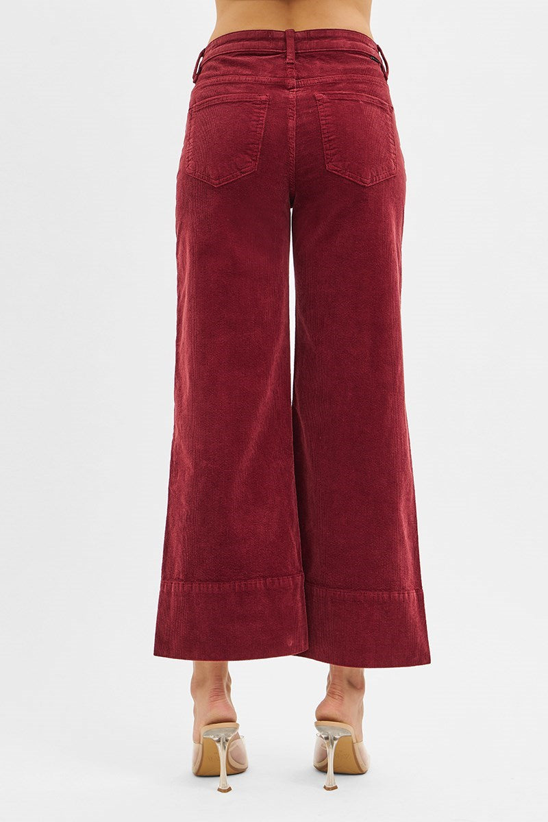 Corduroy Wide Leg Pants