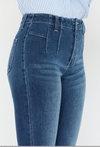 High Rise Dart Detail Jeans