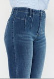 High Rise Dart Detail Jeans