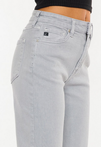 Ultra High Rise Grey Straight Leg