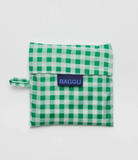 BAGGU Standard Reusable Bag- Green Gingham