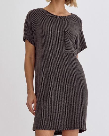 Driftwood Striped Tiered Dress
