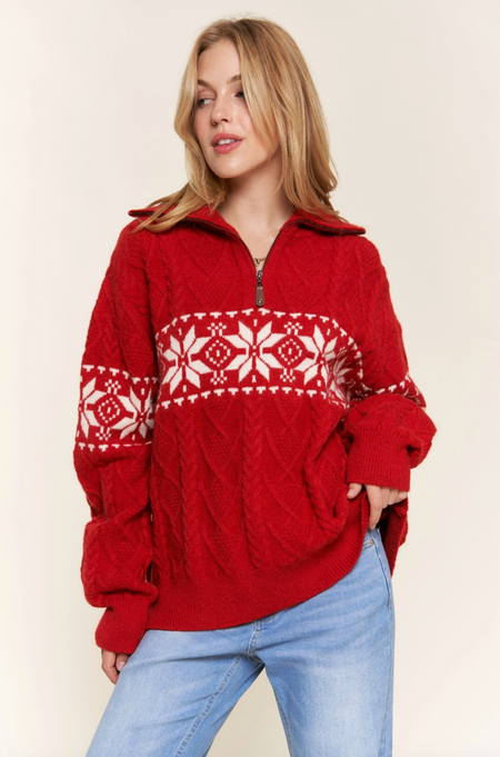 Raglan Sleeve Soft Slub Sweater