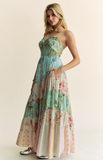 Mixed Floral Maxi Dress