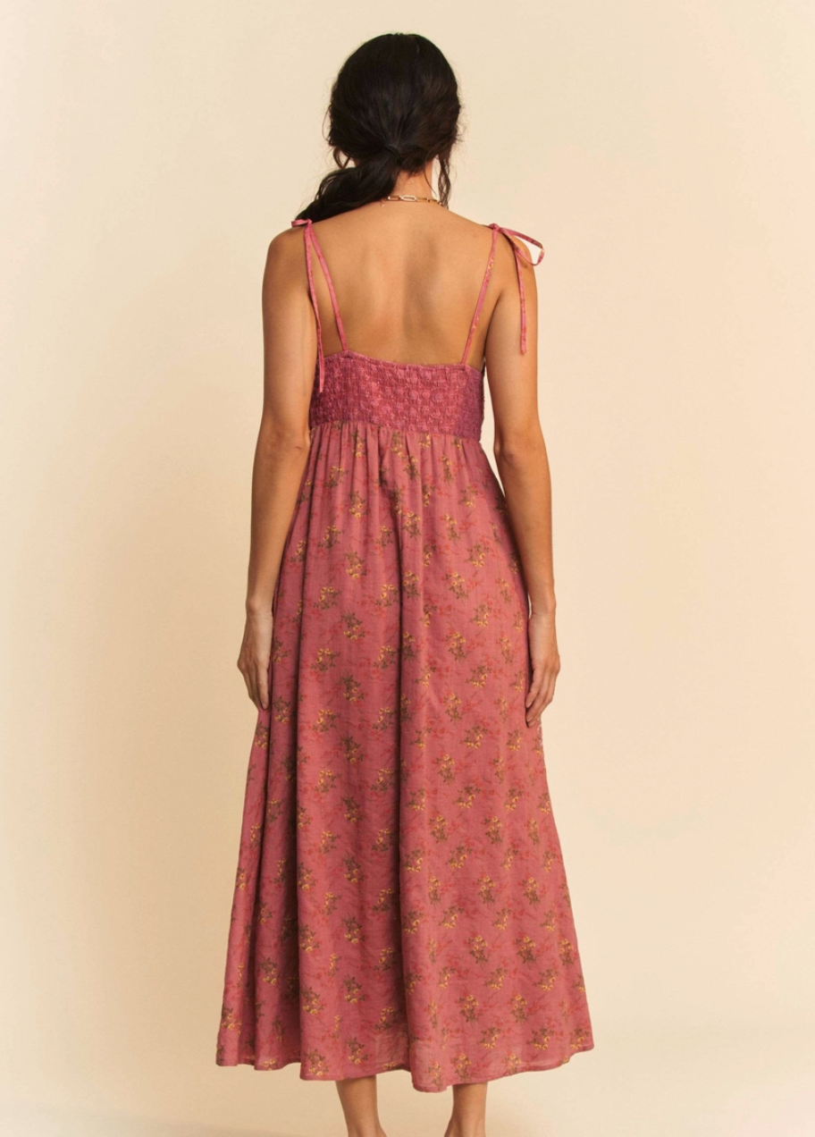 Floral Lace Patchwork Dress