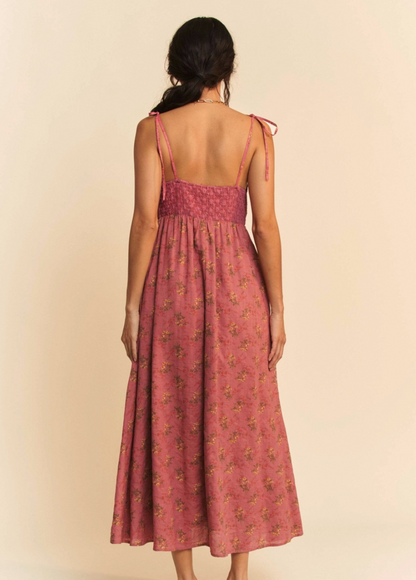 Floral Lace Patchwork Dress