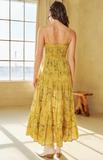 Dandelion Floral Maxi Dress