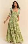 Green Garden Maxi Dress