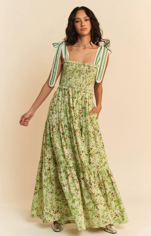 Green Garden Maxi Dress
