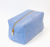 Elyse Breanne Corduroy Cosmetic Bag - Cornflower