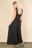 Casual Sleeveless Jumpsuit Black