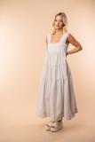 Driftwood Striped Tiered Dress