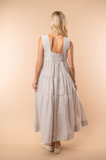 Driftwood Striped Tiered Dress